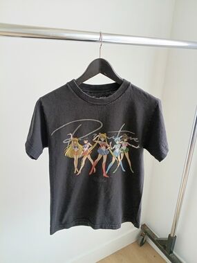Primitive Skate x Sailor Moon Graphic T-Shirt Black Small Anime Streetwear